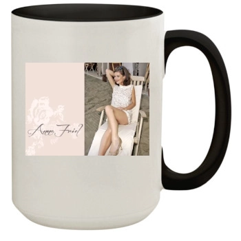 Anna Friel 15oz Colored Inner & Handle Mug