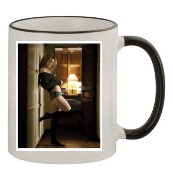 Anna Torv 11oz Colored Rim & Handle Mug