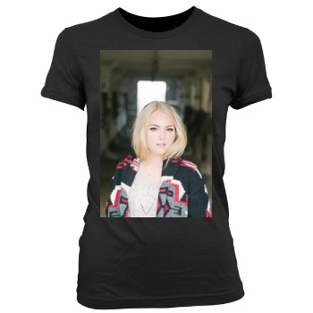 AnnaSophia Robb Women's Junior Cut Crewneck T-Shirt