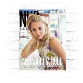 AnnaSophia Robb Metal Wall Art