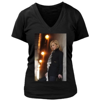 Arielle Kebbel Women's Deep V-Neck TShirt