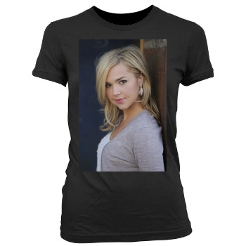 Arielle Kebbel Women's Junior Cut Crewneck T-Shirt