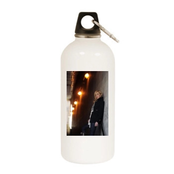 Arielle Kebbel White Water Bottle With Carabiner