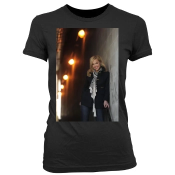 Arielle Kebbel Women's Junior Cut Crewneck T-Shirt