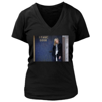 Arielle Kebbel Women's Deep V-Neck TShirt