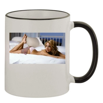 Arielle Kebbel 11oz Colored Rim & Handle Mug