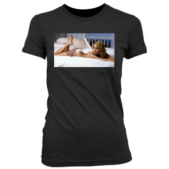 Arielle Kebbel Women's Junior Cut Crewneck T-Shirt