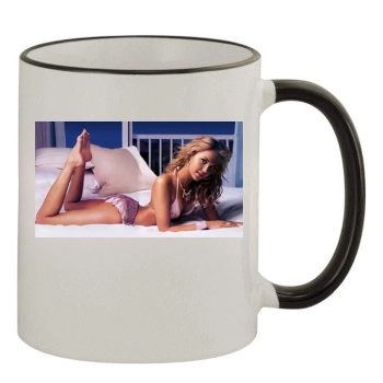 Arielle Kebbel 11oz Colored Rim & Handle Mug