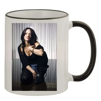 Asia Argento 11oz Colored Rim & Handle Mug