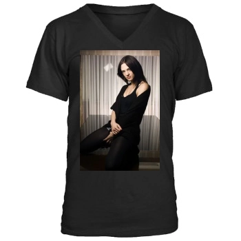 Asia Argento Men's V-Neck T-Shirt