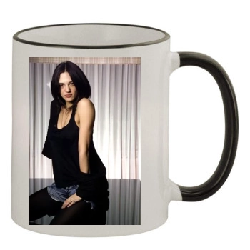 Asia Argento 11oz Colored Rim & Handle Mug