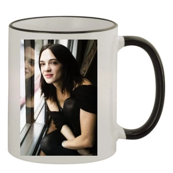 Asia Argento 11oz Colored Rim & Handle Mug