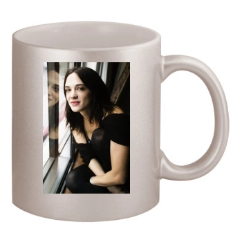 Asia Argento 11oz Metallic Silver Mug