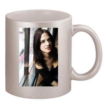 Asia Argento 11oz Metallic Silver Mug