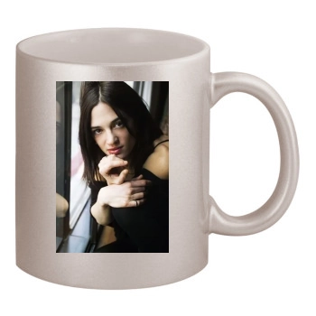 Asia Argento 11oz Metallic Silver Mug