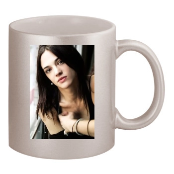 Asia Argento 11oz Metallic Silver Mug