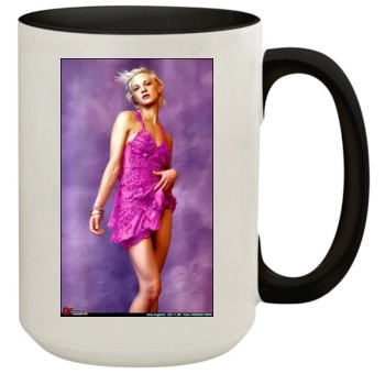 Asia Argento 15oz Colored Inner & Handle Mug