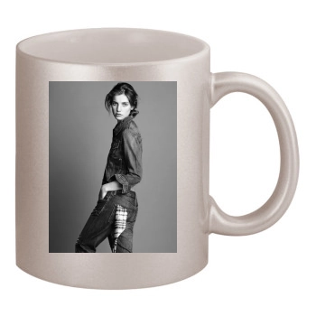 Asia Argento 11oz Metallic Silver Mug