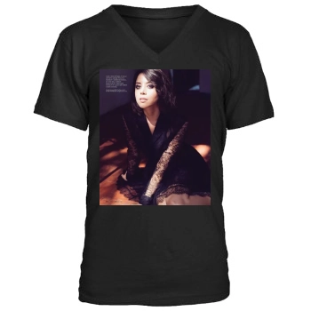 Aubrey Plaza Men's V-Neck T-Shirt