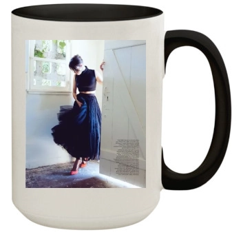 Aubrey Plaza 15oz Colored Inner & Handle Mug