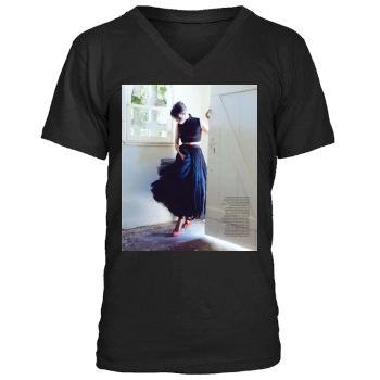 Aubrey Plaza Men's V-Neck T-Shirt