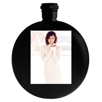 Aubrey Plaza Round Flask