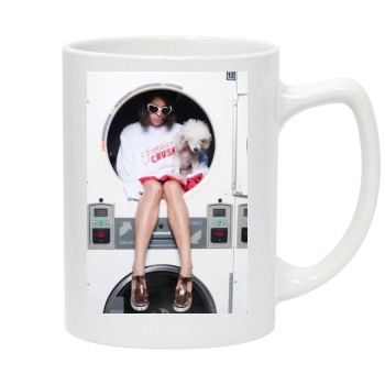 Aubrey Plaza 14oz White Statesman Mug