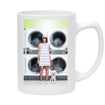 Aubrey Plaza 14oz White Statesman Mug