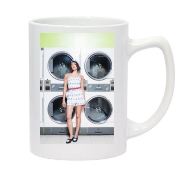 Aubrey Plaza 14oz White Statesman Mug