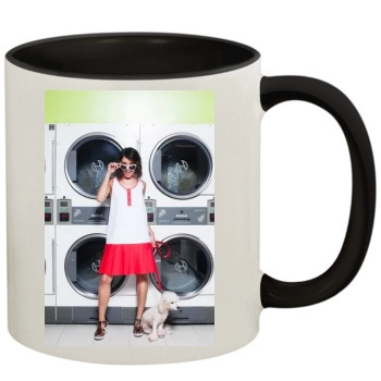 Aubrey Plaza 11oz Colored Inner & Handle Mug