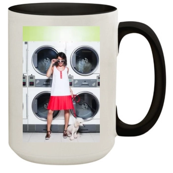 Aubrey Plaza 15oz Colored Inner & Handle Mug