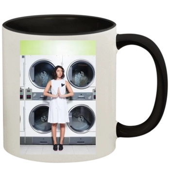 Aubrey Plaza 11oz Colored Inner & Handle Mug