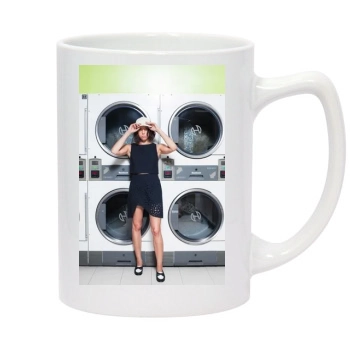 Aubrey Plaza 14oz White Statesman Mug