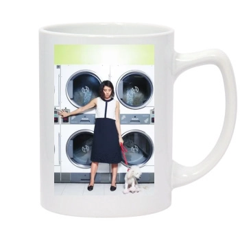 Aubrey Plaza 14oz White Statesman Mug