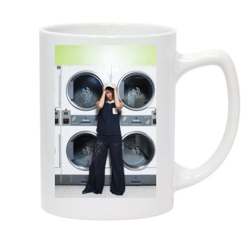 Aubrey Plaza 14oz White Statesman Mug