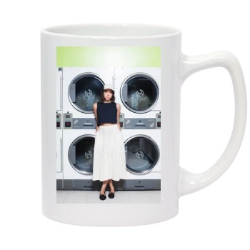 Aubrey Plaza 14oz White Statesman Mug