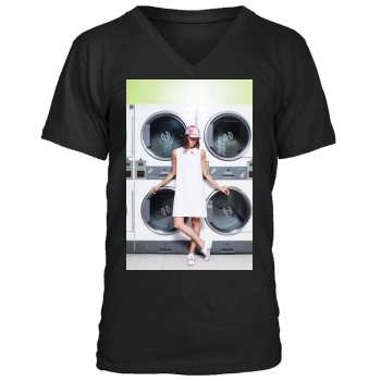 Aubrey Plaza Men's V-Neck T-Shirt