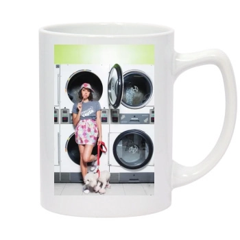 Aubrey Plaza 14oz White Statesman Mug