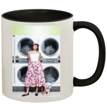 Aubrey Plaza 11oz Colored Inner & Handle Mug