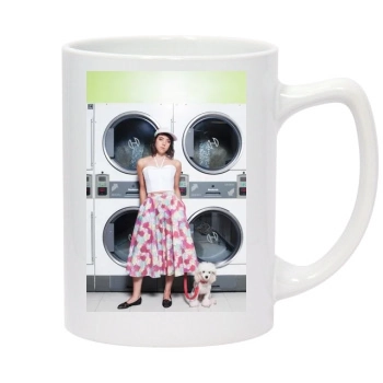 Aubrey Plaza 14oz White Statesman Mug