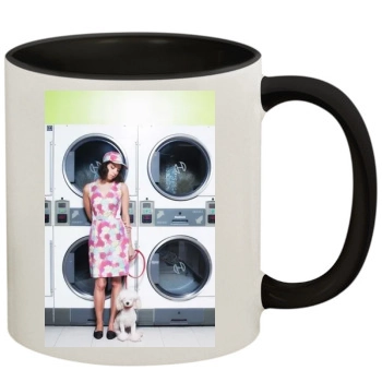 Aubrey Plaza 11oz Colored Inner & Handle Mug