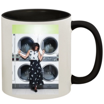 Aubrey Plaza 11oz Colored Inner & Handle Mug