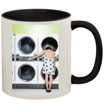 Aubrey Plaza 11oz Colored Inner & Handle Mug