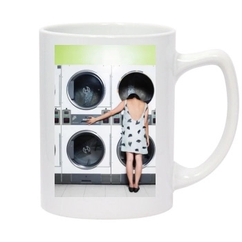 Aubrey Plaza 14oz White Statesman Mug