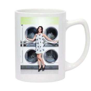 Aubrey Plaza 14oz White Statesman Mug