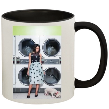 Aubrey Plaza 11oz Colored Inner & Handle Mug