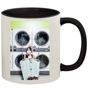 Aubrey Plaza 11oz Colored Inner & Handle Mug