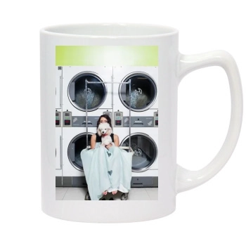 Aubrey Plaza 14oz White Statesman Mug