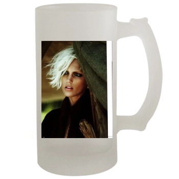 Anja Rubik 16oz Frosted Beer Stein