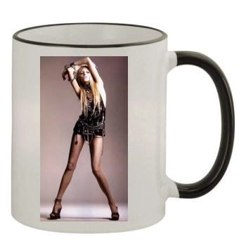 Anja Rubik 11oz Colored Rim & Handle Mug